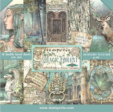 Incorporating Stamperia Magic Forest in Your Scrapbooking Projects